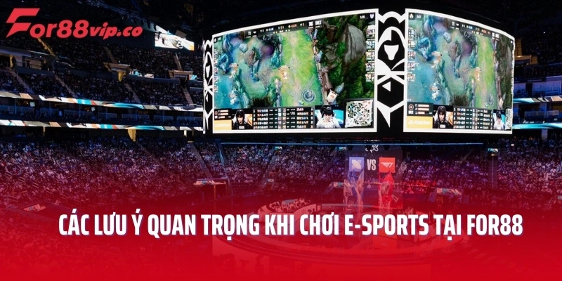 Bỏ túi các lưu ý quan trọng khi chơi E-sports tại For88