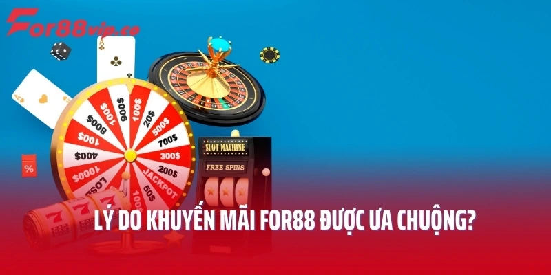 Lý do khuyến mãi của For88 được nhiều người ưa chuộng